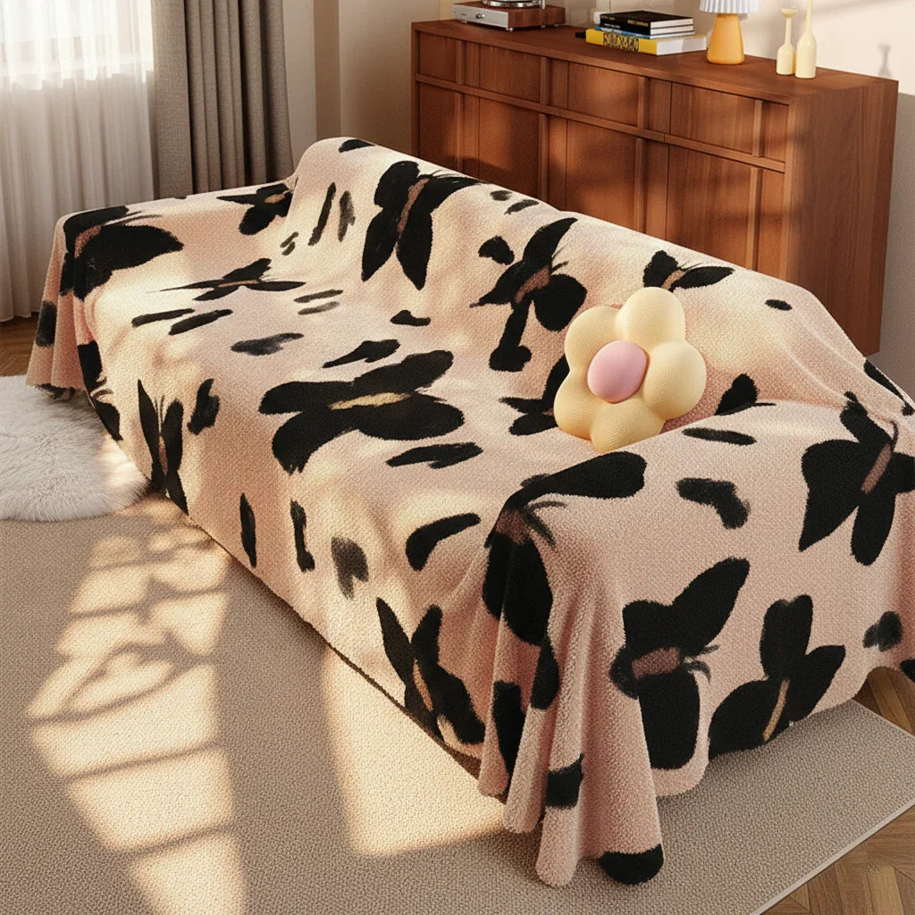 Couch Cover for Sleeper Sofa – Non Slip Slipcovers for Daybed & Two Seater Sofas