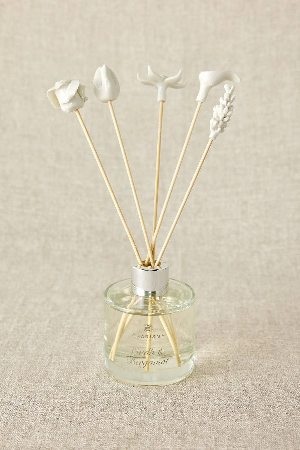 Country Flowers Bamboo Diffuser Sticks Set Kanju Interiors