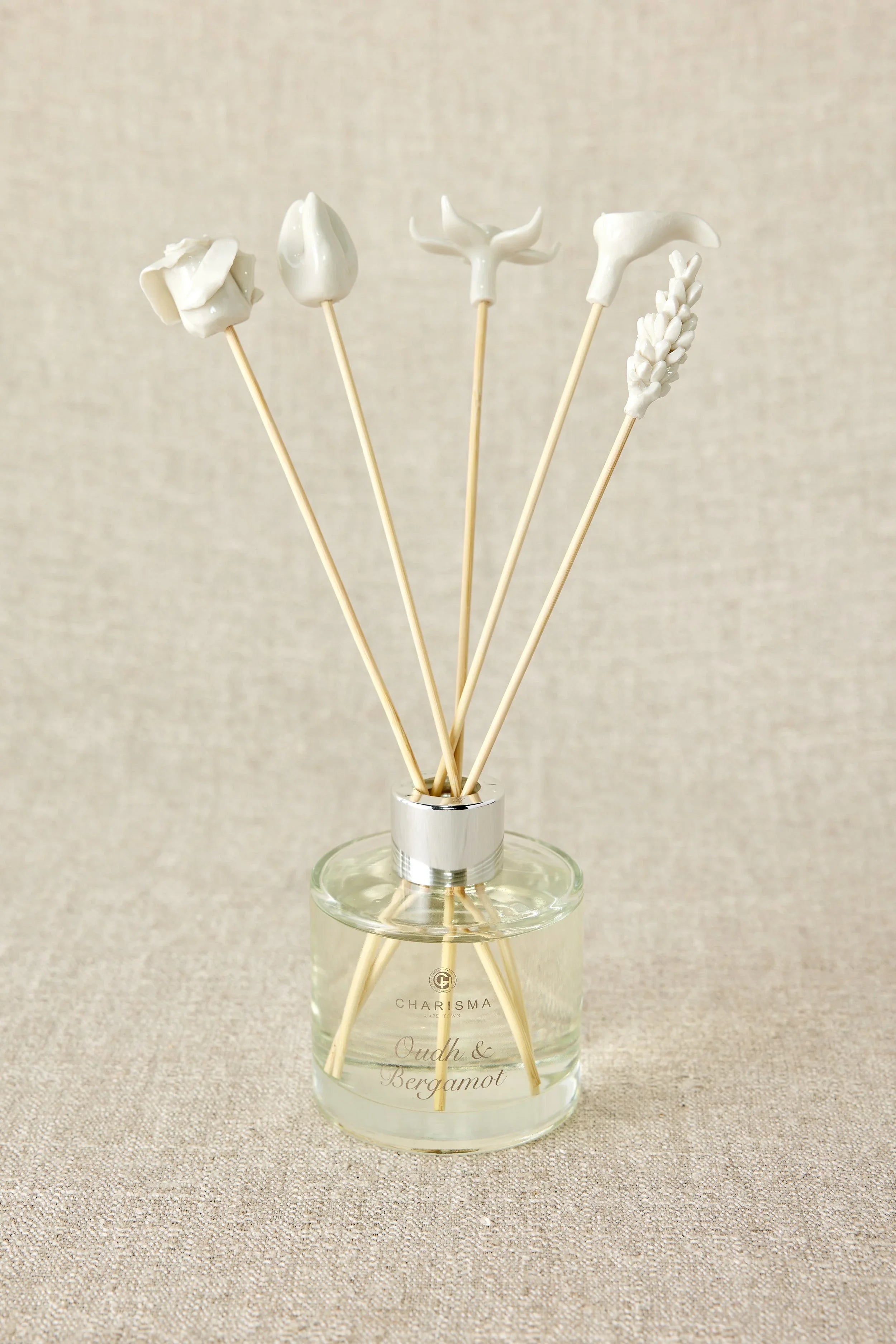Country Flowers Bamboo Diffuser Sticks Set Kanju Interiors