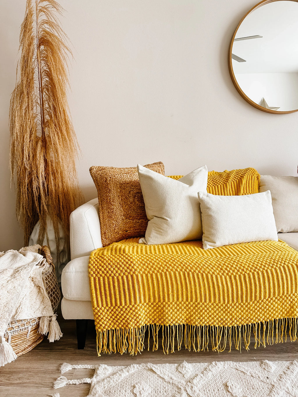 Cream Sherpa Lumbar Pillow Cover Busa Designs