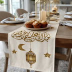 Crescent Table Runner - Islamic Ramadan Decor