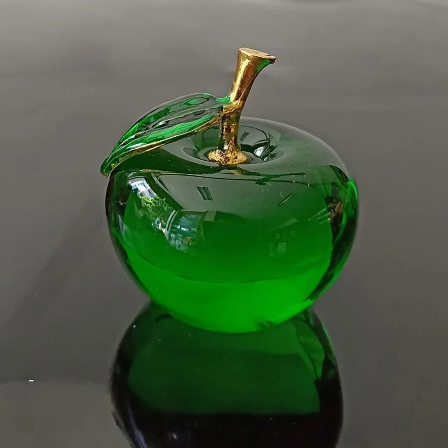 [Crystal Apple | Creative] Crystal Apple | Creative Gift, Handmade Holiday Decor, Ornament for Vehicle And Home - 1pc House Of Avana