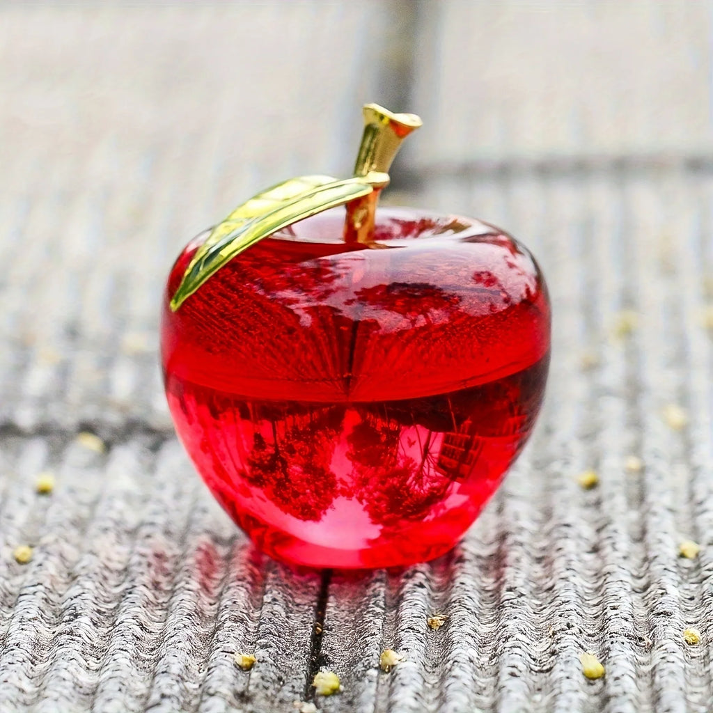 [Crystal Apple | Creative] Crystal Apple | Creative Gift, Handmade Holiday Decor, Ornament for Vehicle And Home - 1pc House Of Avana