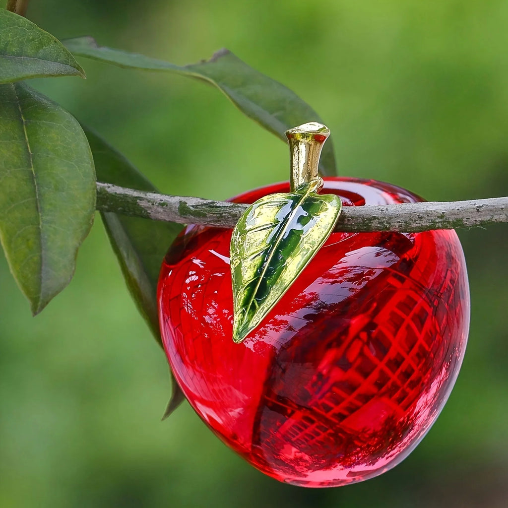 [Crystal Apple | Creative] Crystal Apple | Creative Gift, Handmade Holiday Decor, Ornament for Vehicle And Home - 1pc House Of Avana