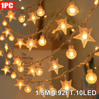 Crystal Glass String Lights with Bubble Balls - House Of Avana