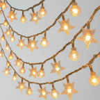 Crystal Glass String Lights with Bubble Balls - House Of Avana [[SKU:HOA-GDN-402]]