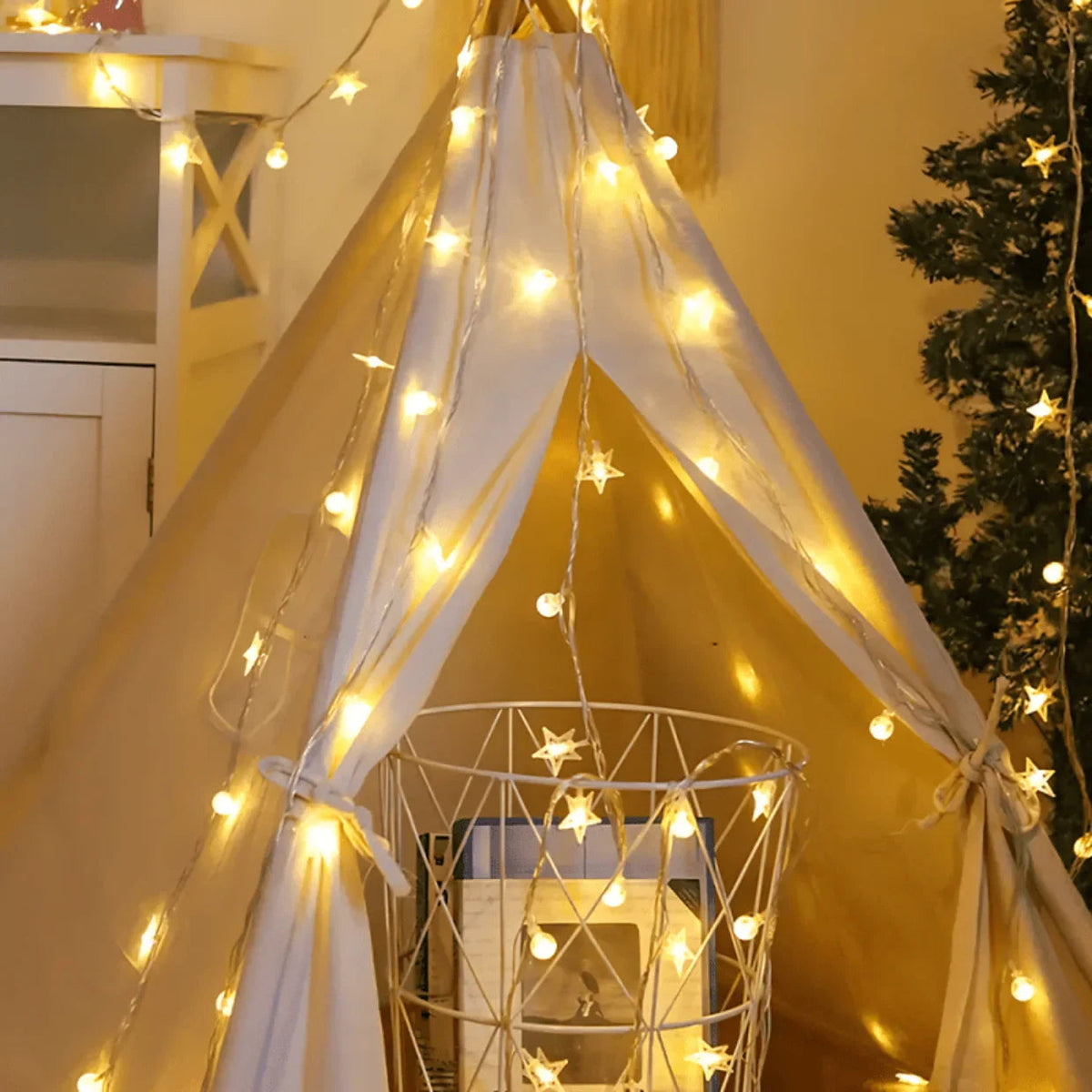 1pc, String Lights and Bubble Ball String Lights, 40/20/10LED, Crystal Clear Ball and Star Dream String Lights, Suitable for Bedroom, Wedding, Party, Wall Decoration, Birthday, Gift, Back to School, Christmas, Easter House Of Avana [[SKU:HOA-GDN-402]]