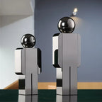 Crystal Statue - Transparent Cartoon Figure, front view - House Of Avana