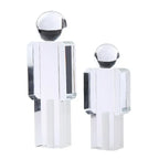 Crystal Statue - Transparent Cartoon Figure, top view - House Of Avana