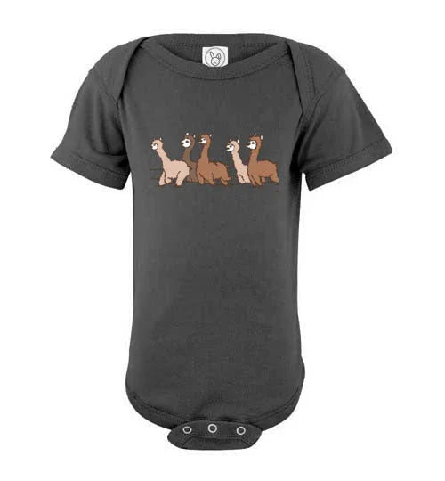 Curious Alpacas  Infant Fine Jersey Bodysuit