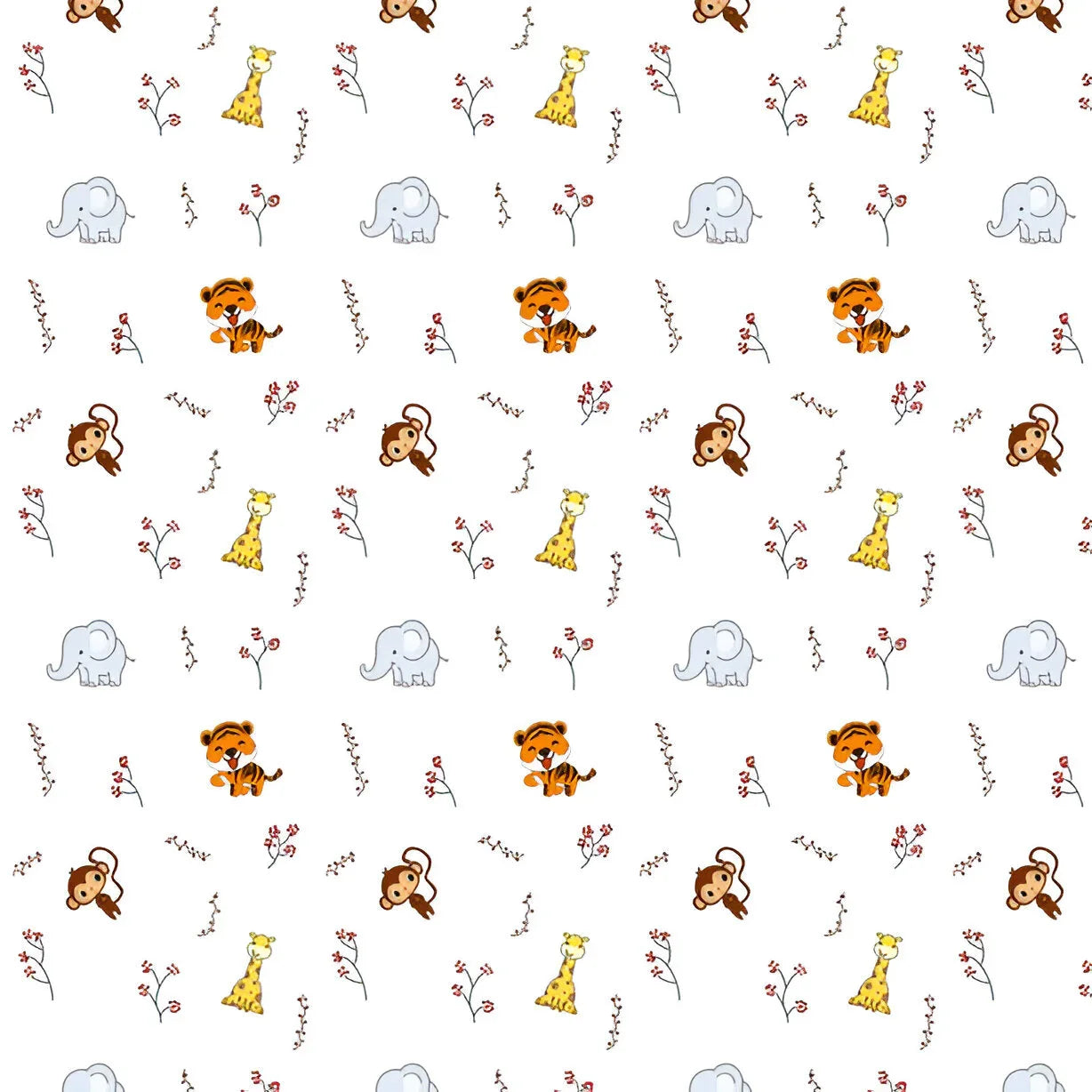 Animal Themed Baby Room Curtain - House Of Avana