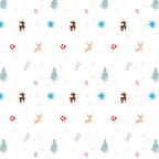 Christmas Raindeer Themed Baby Room Curtain - House Of Avana