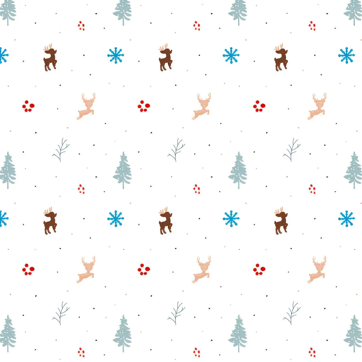 Christmas Raindeer Themed Baby Room Curtain - House Of Avana
