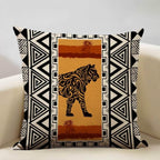 African Painting Printed Cushion Cover, product packaging - House Of Avana