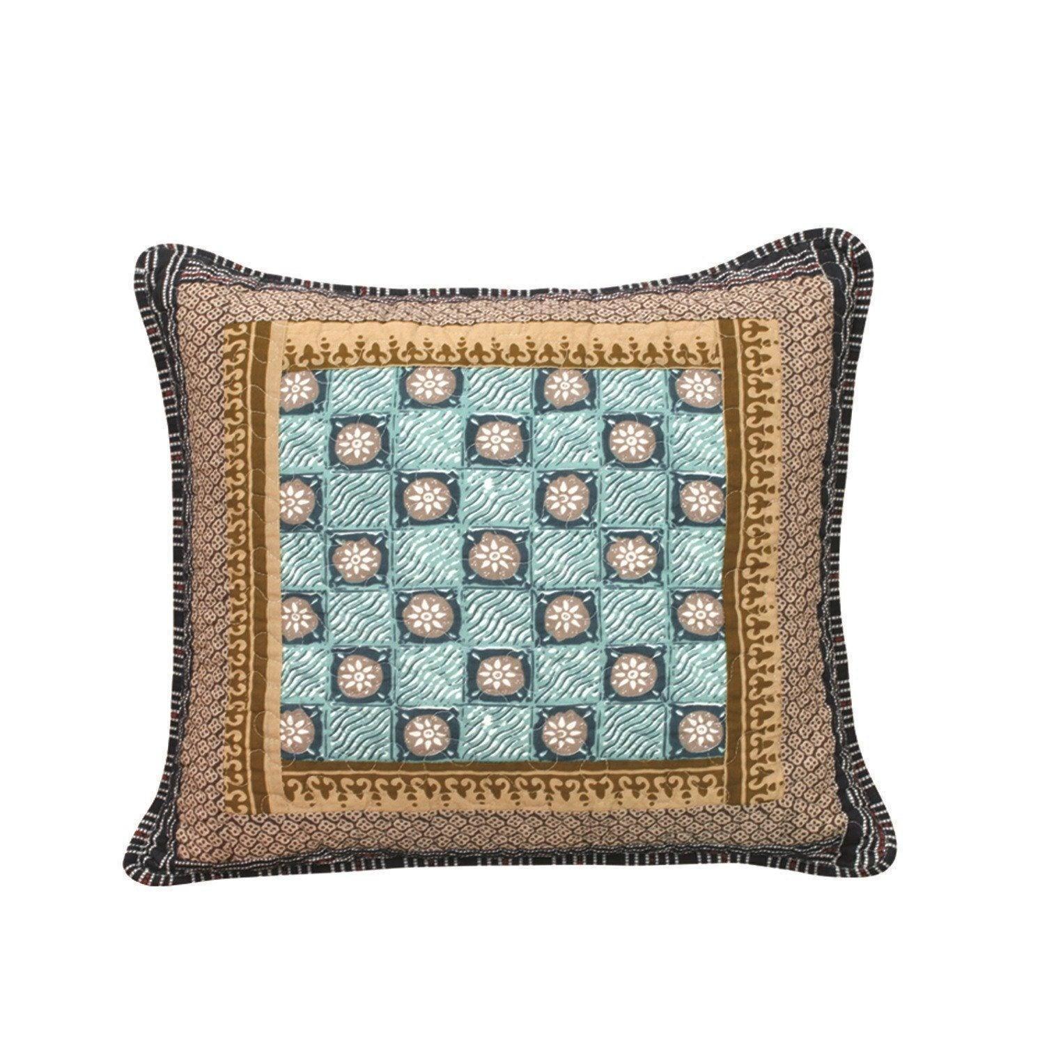 DaDa Bedding Set of Two Gallery of Roses Bohemian Cushion Covers - 2-PCS - 18" (JHW-546-CC) DaDalogy Bedding Collection