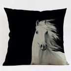 Decorative Horse Print Cushion Cover - House Of Avana