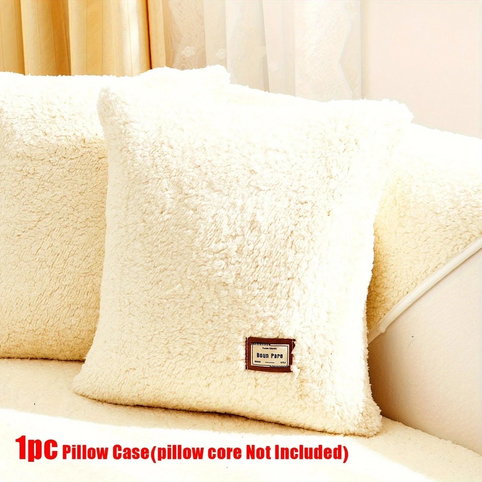 Durable Cushion Couch Cover | High-quality Plush Sherpa Sofa Cover - House Of Avana