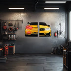 Custom Acrylic Poster with Neon Lights | Custom LED Backlit Wall Art | High-Quality Automotive Poster for Car Enthusiasts, Gifting Peony Atelier
