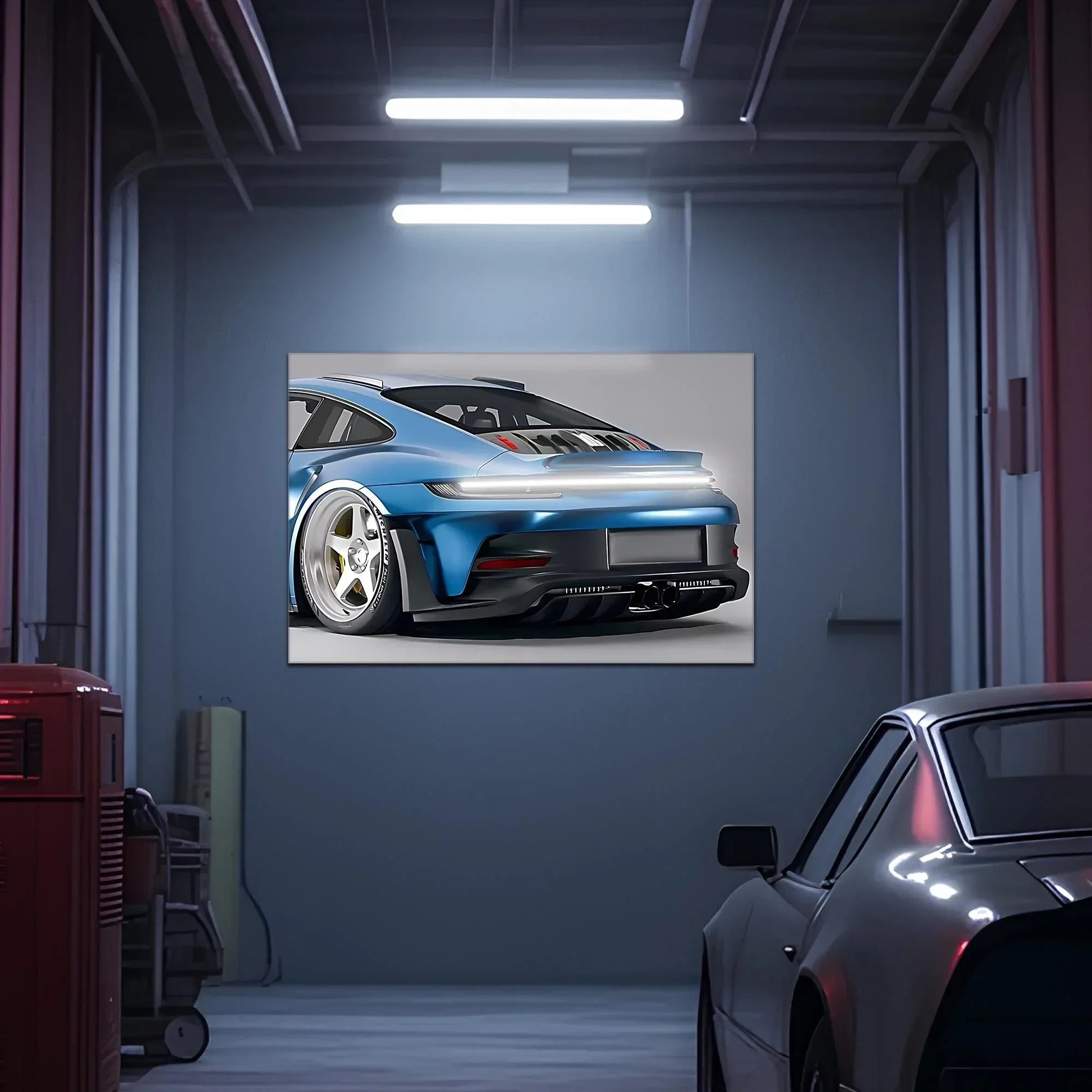 Custom Car Neon Sign - Personalized LED Garage Decor for Car Enthusiasts - UV Printed Plexiglass Wall Art - Adjustable Light & Free Shipping Peony Atelier