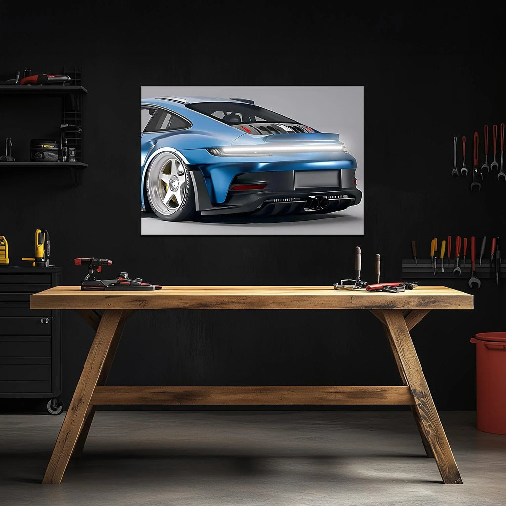 Custom Car Neon Sign - Personalized LED Garage Decor for Car Enthusiasts - UV Printed Plexiglass Wall Art - Adjustable Light & Free Shipping Peony Atelier