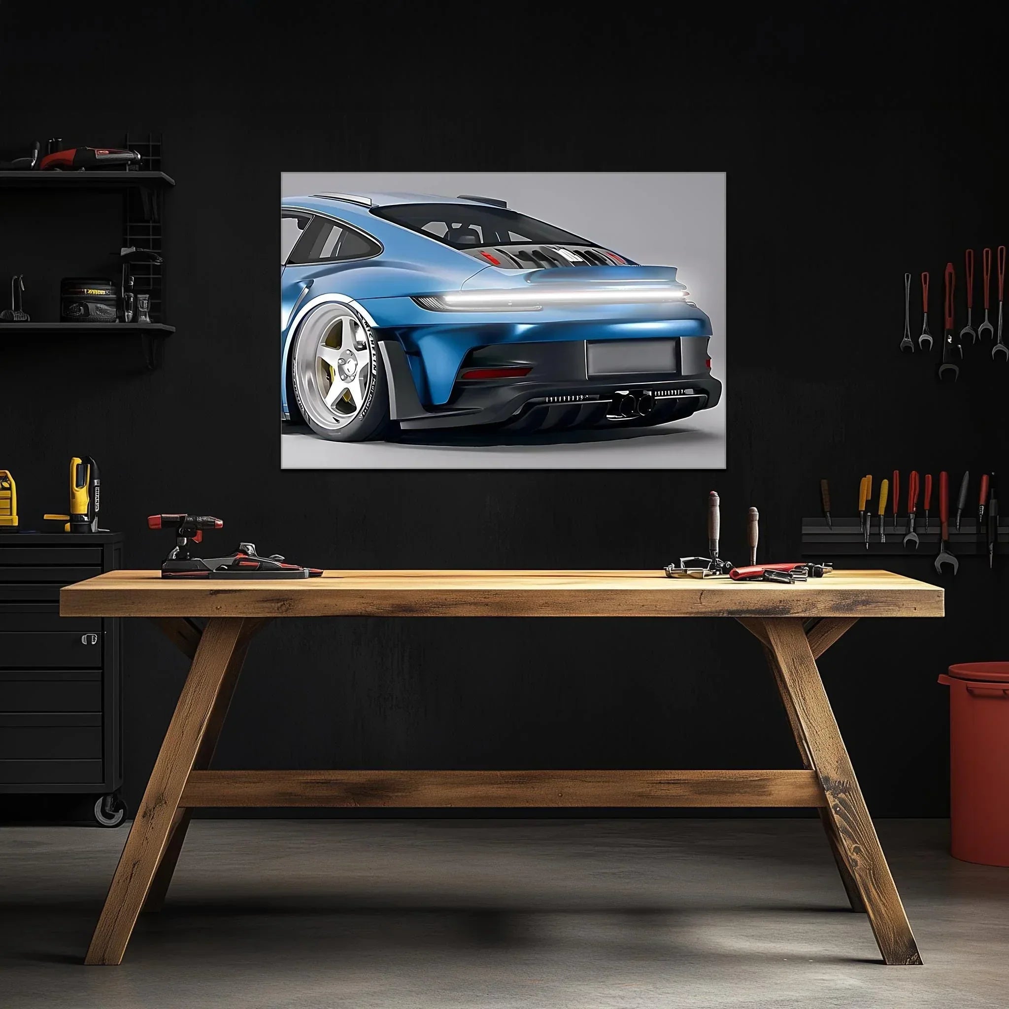 Custom Car Neon Sign - Personalized LED Garage Decor for Car Enthusiasts - UV Printed Plexiglass Wall Art - Adjustable Light & Free Shipping Peony Atelier