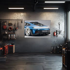 Custom Car Neon Sign - Personalized LED Garage Decor for Car Enthusiasts - UV Printed Plexiglass Wall Art - Adjustable Light & Free Shipping Peony Atelier