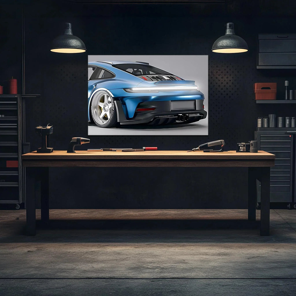 Custom Car Neon Sign - Personalized LED Garage Decor for Car Enthusiasts - UV Printed Plexiglass Wall Art - Adjustable Light & Free Shipping Peony Atelier