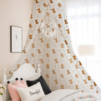 Cute Dog Paw Printed Canopy - House Of Avana