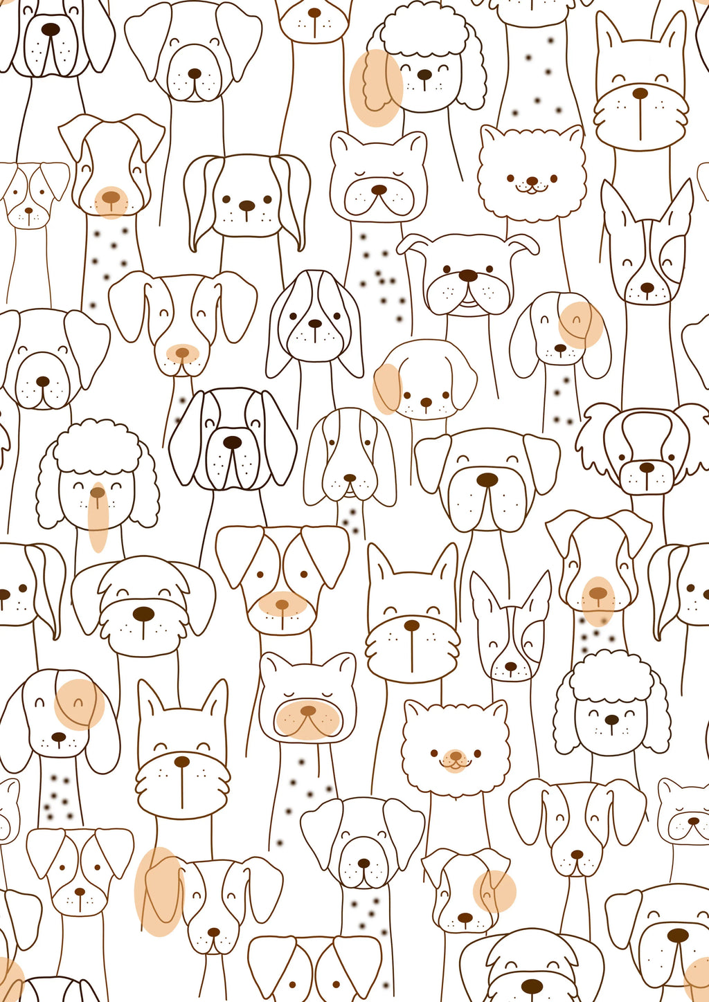 Cute Dogs Printed Canopy - House Of Avana