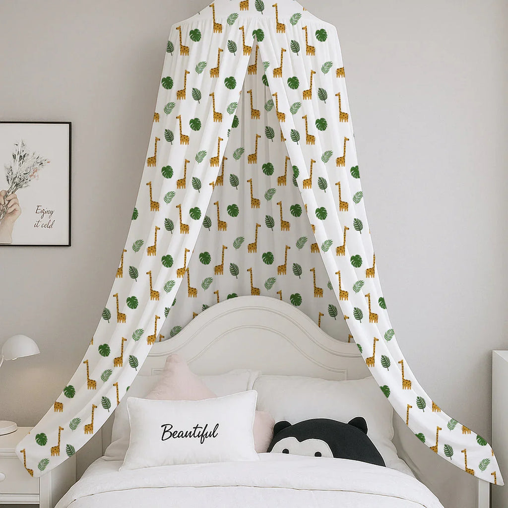 Cute Giraffe Printed Canopy - House Of Avana