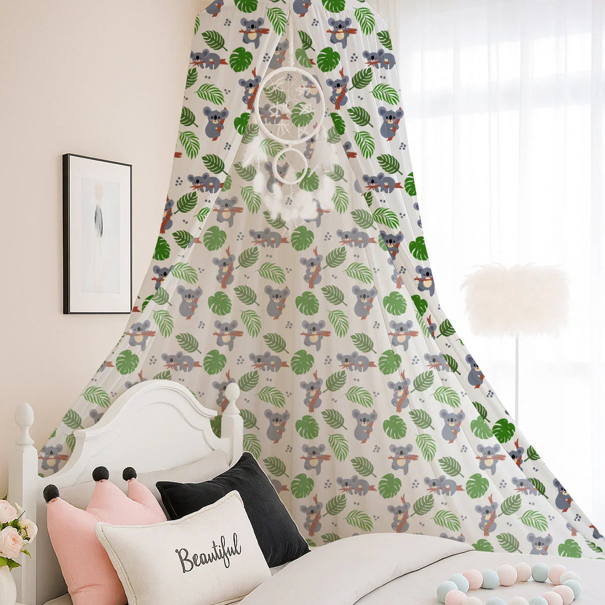 Cute Koala Printed Canopy - House Of Avana