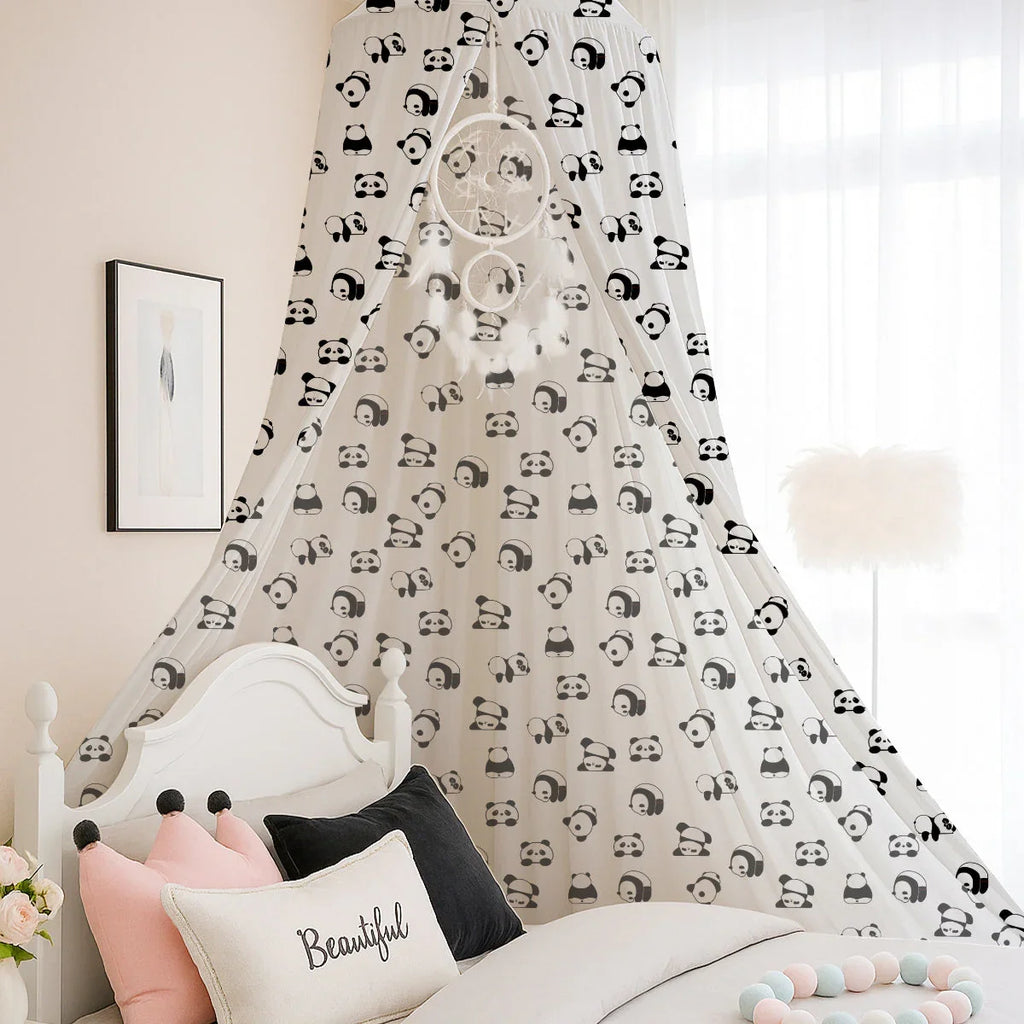 Cute-panda Printed Canopy - House Of Avana