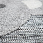 Round Kids Rug Lilo Cute Zoo Animals - Grey RugYourHome