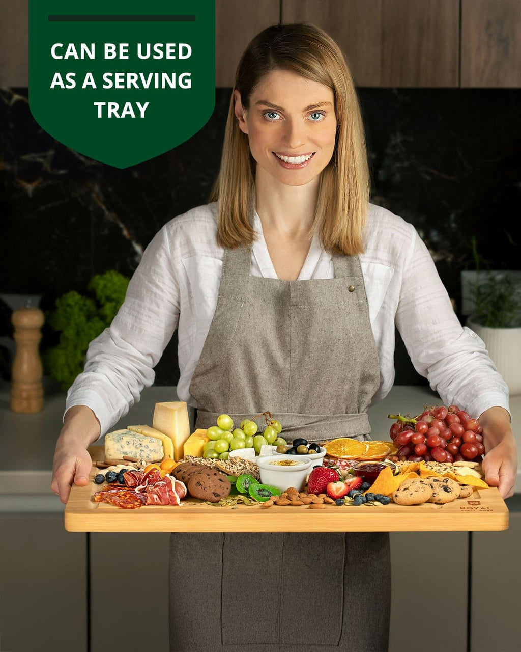 Cutting Board 3XL, 24” x 18” Royal Craft Wood