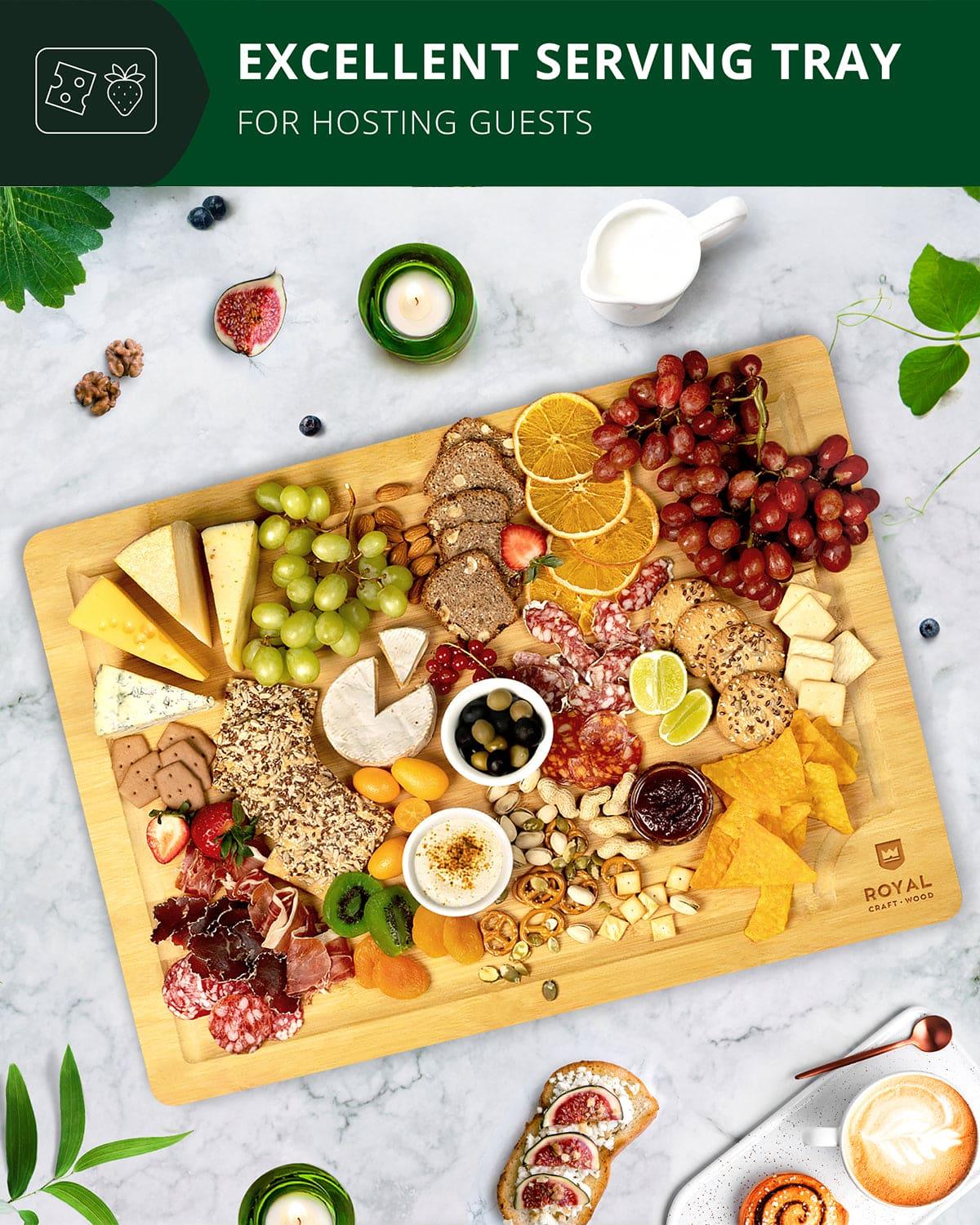 Cutting Board 3XL, 24” x 18” Royal Craft Wood