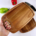 Cutting Board - Non-Slip Acacia Wood Large