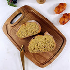 Cutting Board - Non-Slip Acacia Wood Large