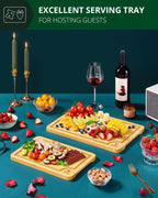 Cutting Board Set of 2, Bamboo Royal Craft Wood