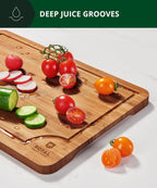 Cutting Board Set of 3, Bamboo, Brown Royal Craft Wood