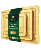 Cutting Board Set of 3, Bamboo Royal Craft Wood