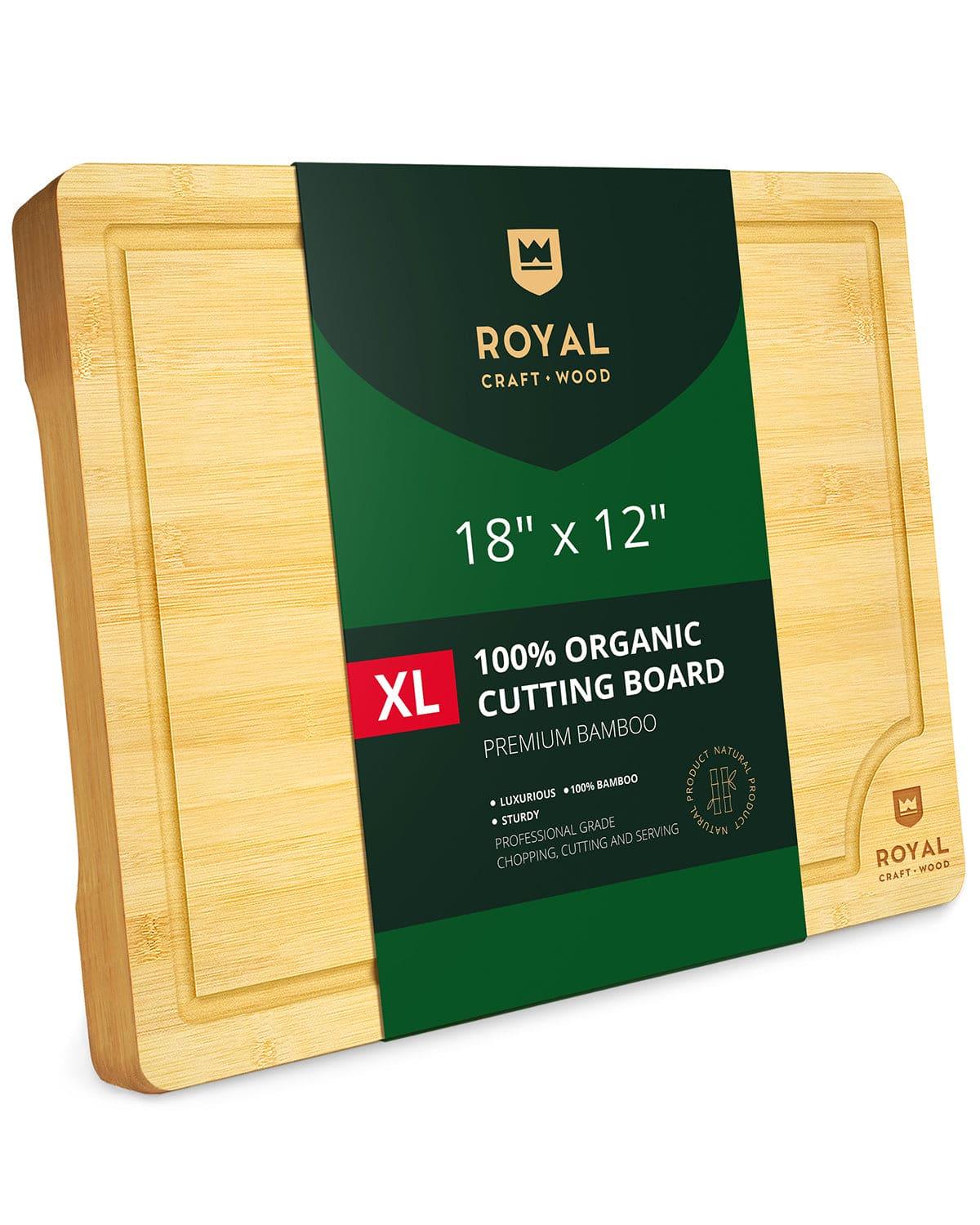 Cutting Board XL, 18”x12” Royal Craft Wood