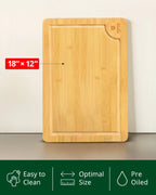 Cutting Board XL, 18”x12” Royal Craft Wood
