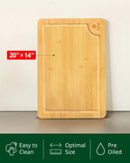 Cutting Board XXL, 20”x14” Royal Craft Wood
