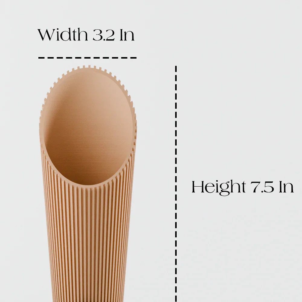 Cylindrical Soil Scoop Modernized Pottery