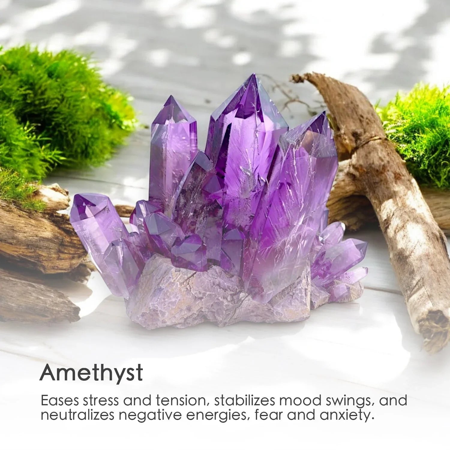 Soft crystal candle holder with white coconut-soy wax tea light, premium ambiance - House of Avana