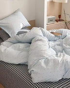 Chloe Pastel Candy Cotton Bedding Set / Purple Ever Lasting