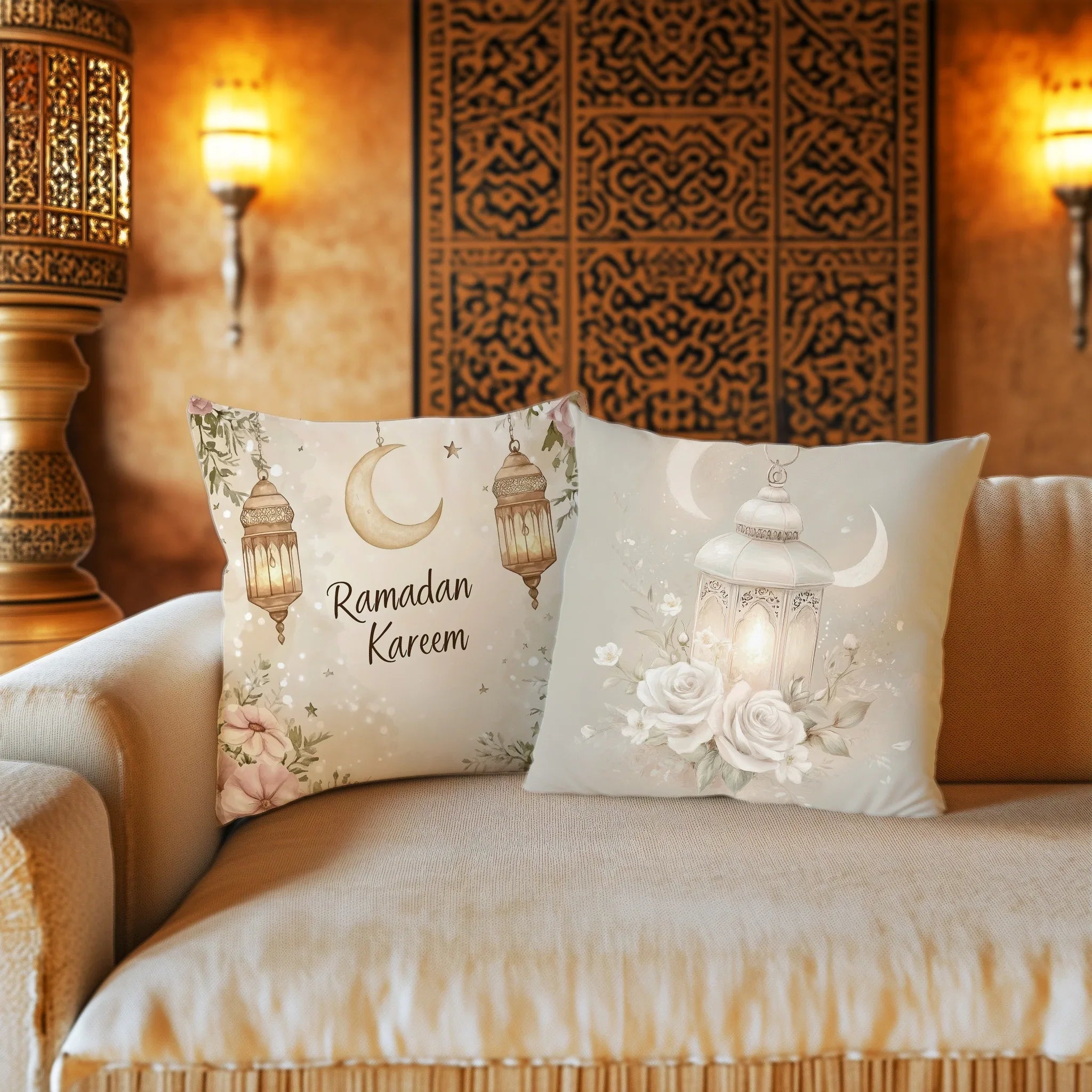 Pillow Cover - Soft Pink Polyester 45x45cm