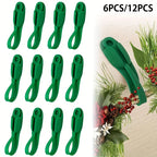 6/12/15pcs Christmas Wreath Hooks Set | Stretchable and Reusable Silicone Adhesive Hangers for Cloaks, Fireplace Stockings, and Wreath Hanging, No-Drill Invisible Installation, Strong Self-Adhesive, Durable Adhesive for Chris House Of Avana