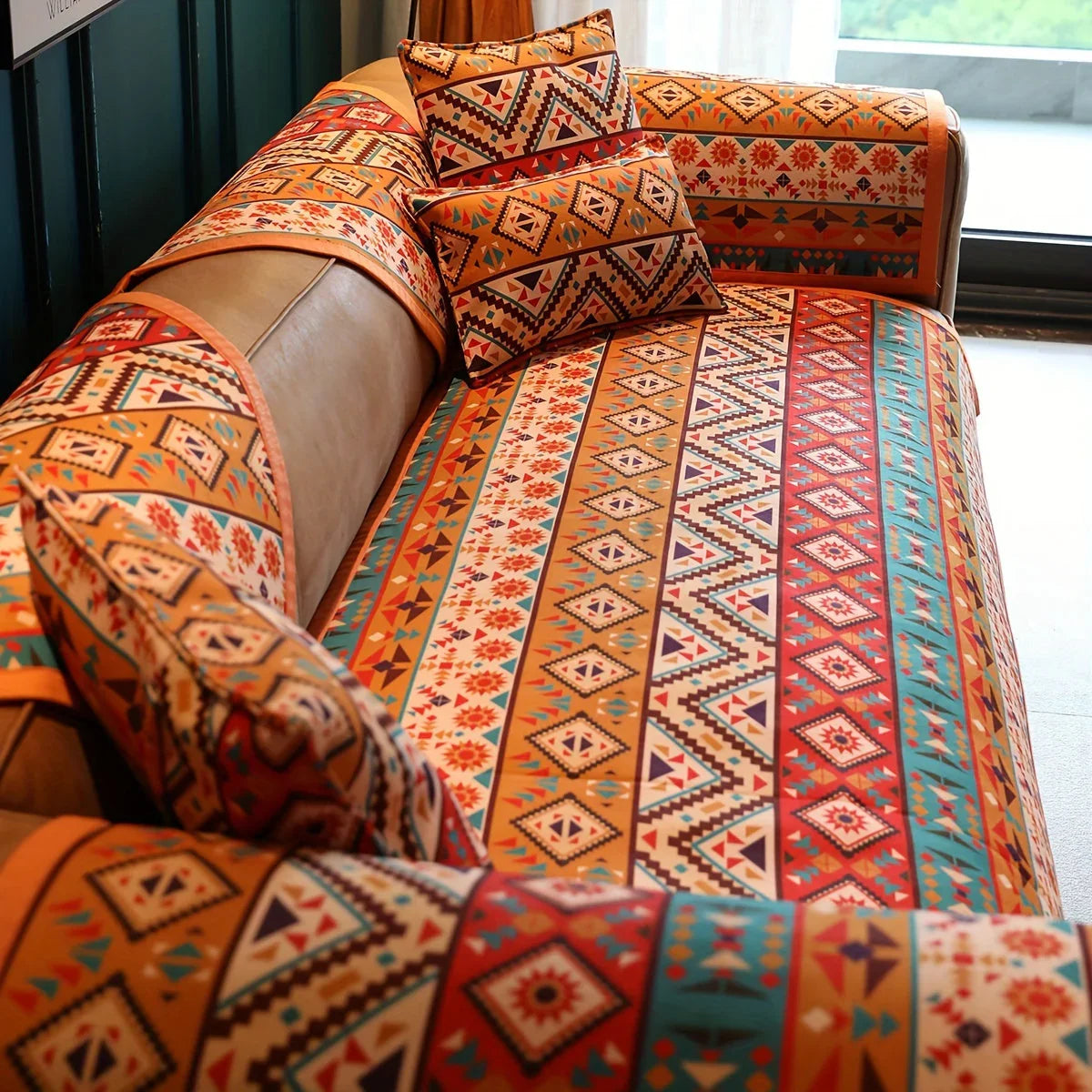 Linen Sofa Cover – Premium Stretchable Protector for Couches topspet