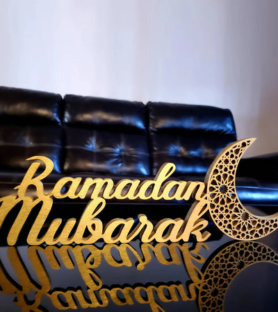 Ramadan Mubarak Wooden Table Stand, Ramadan Mubarak Decoration, Eid Mubarak Decoration, Ramadan Gifts, Ramadan Room Decoration, Ramadan Decor, Ramadan Decorations for Home, Ramadan Mubarak Sign House Of Avana
